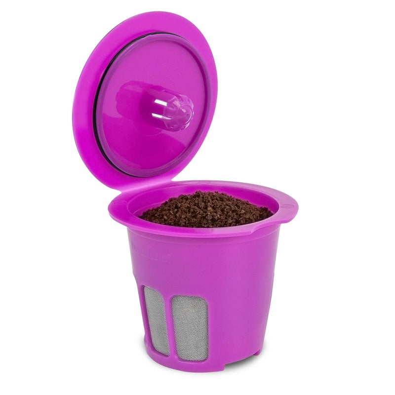 Perfect Pod Cafe Flow 1-Stream Reusable Coffee Pod Filter - Refillable K Cup Capsule Compatible with Keurig K-Mini Plus K-Duo and Select Coffee Makers (See Full Compatibility Chart) - Image 1
